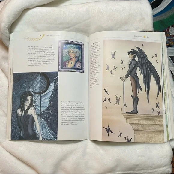 Watercolor Fairies Art Book by David Riche & Anna Franklin - 2004 Fantasy Paint - Picture 5 of 10